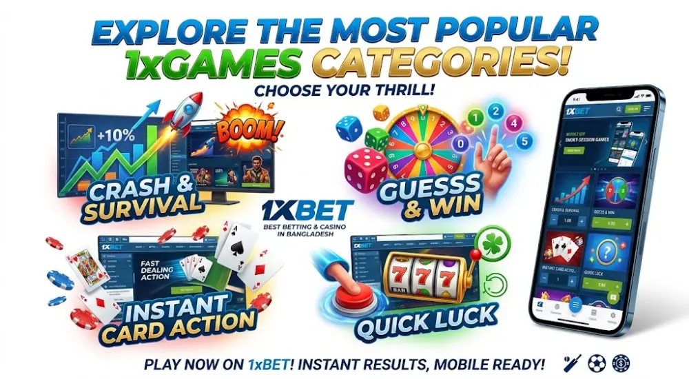 Most Popular 1xGames Categories